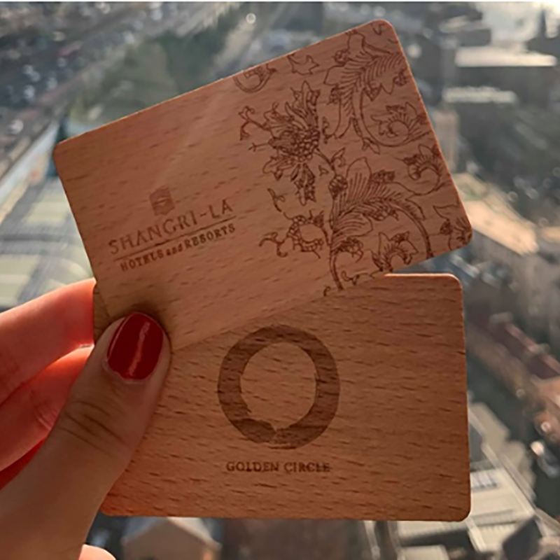 Shangri-La Hotel в Сиднее использует RFID деревянные открытки вместо карт пластиковых комнат
